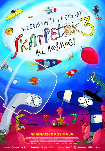 Plakat wydarzenia: Niesamowite przygody skarpetek 3. Ale kosmos! 