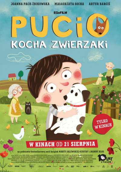 Plakat wydarzenia: Pucio kocha zwierzaki Dubbing 